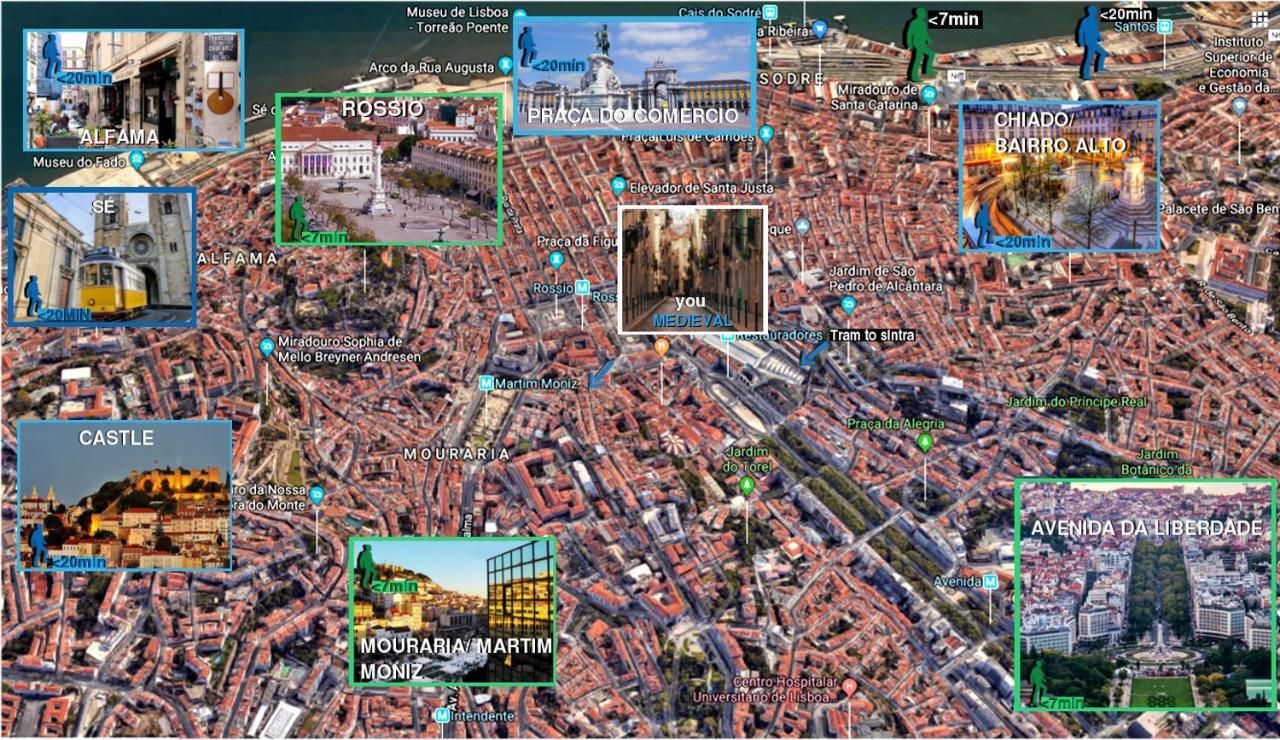 Romantic Medieval Apartment Lisboa Ngoại thất bức ảnh